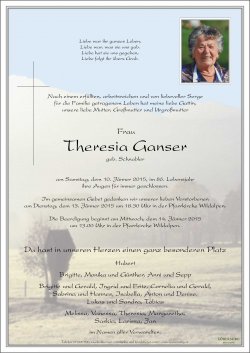 Parte von Theresia Ganser