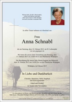 Parte von Anna Schnabl