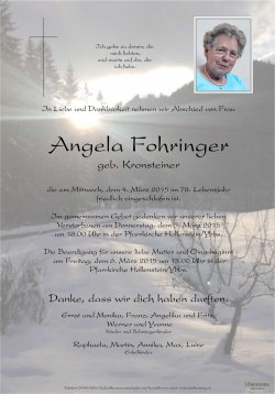 Parte von Angela Fohringer