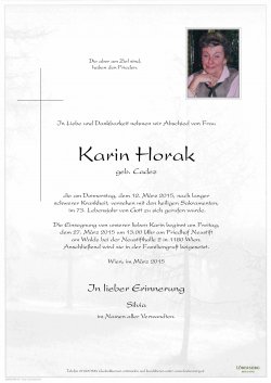 Parte von Karin Horak