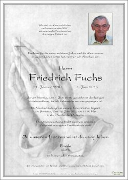 Parte von Friedrich Fuchs