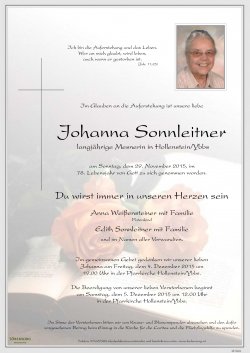 Parte von Johanna Sonnleitner