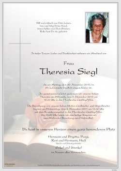 Parte von Theresia Siegl