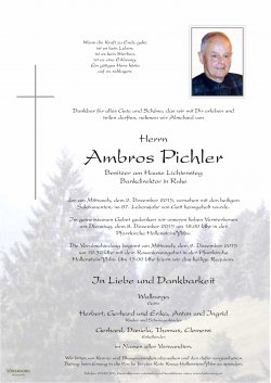 Parte von Ambros Pichler