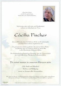 Parte von Cäcilia Fischer