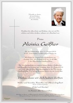 Parte von Aloisia Geißler