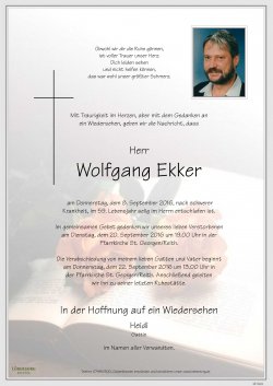 Parte von Wolfgang Ekker