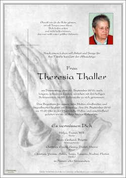 Parte von Theresia Thaller