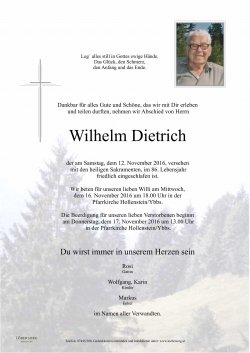 Parte von Wilhelm Dietrich