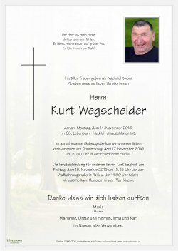 Parte von Kurt Wegscheider