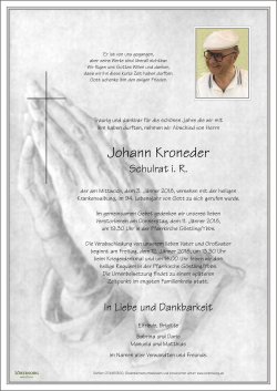 Parte von Johann Kroneder