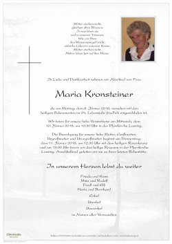 Parte von Maria Kronsteiner