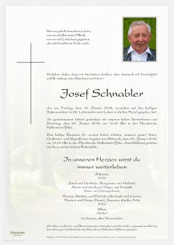 Parte von Josef Schnabler