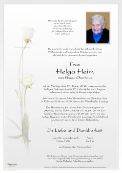 Parte von Helga Heim