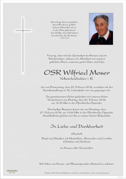 Parte von OSR Wilfried Moser
