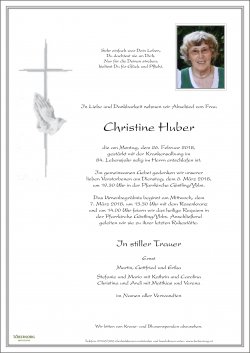 Parte von Christine Huber
