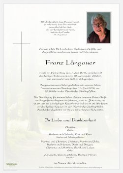 Parte von Franz Längauer