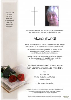 Parte von Maria Brandl