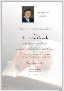 Parte von Theresia Erlach