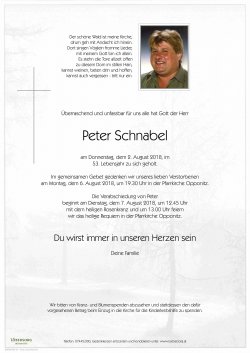 Parte von Peter Schnabel