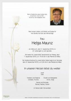 Parte von Helga Maunz