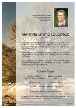 Parte von Gerlinde Emma Lauboeck