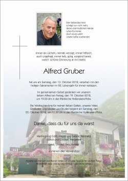 Parte von Alfred Gruber