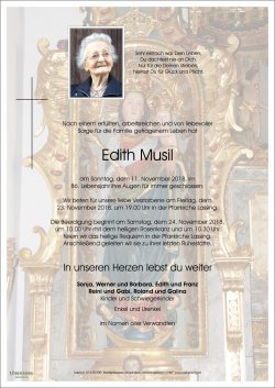 Parte von Edith Musil