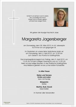 Parte von Margareta Jagersberger