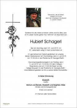 Parte von Hubert Schagerl