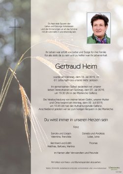 Parte von Gertraud Heim