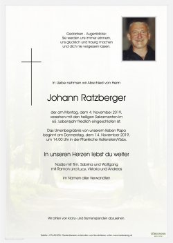 Parte von Johann Ratzberger