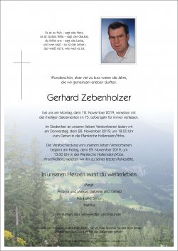 Parte von Gerhard Zebenholzer