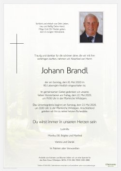 Parte von Johann Brandl