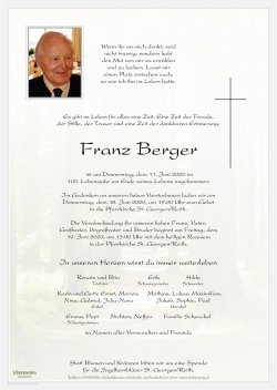 Parte von Franz Berger