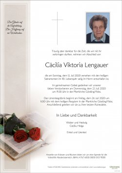 Parte von Cäcilia Viktoria Lengauer