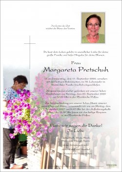 Parte von Margareta Pretschuh