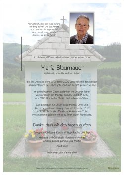 Parte von Maria Bläumauer
