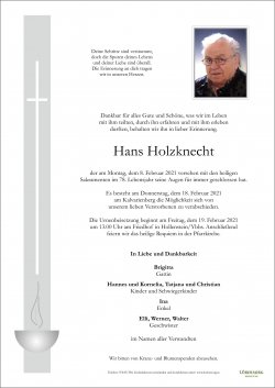 Parte von Hans Holzknecht