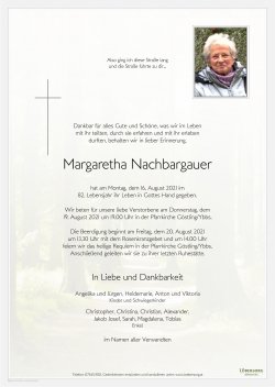 Parte von Margaretha Nachbargauer