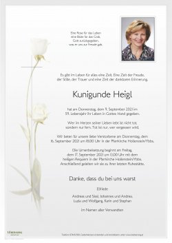 Parte von Kunigunde Heigl