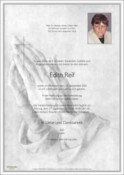 Parte von Edith Reif