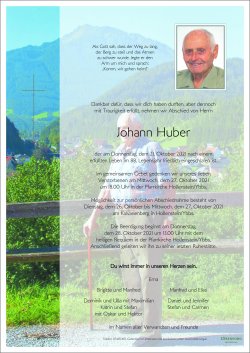 Parte von Johann Huber