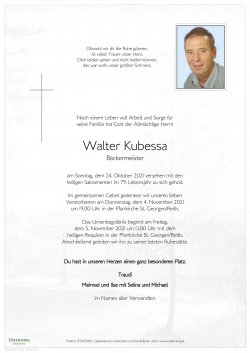 Parte von Walter Kubessa
