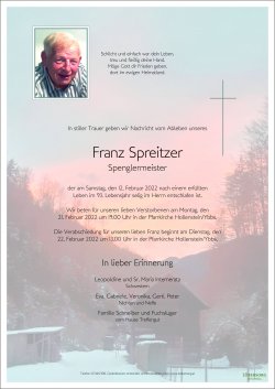 Parte von Franz Spreitzer