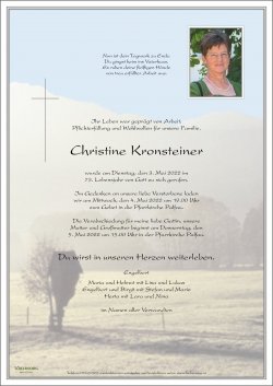 Parte von Christine Kronsteiner