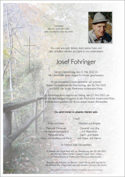 Parte von Josef Fohringer