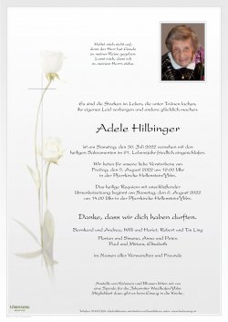 Parte von Adele Hilbinger