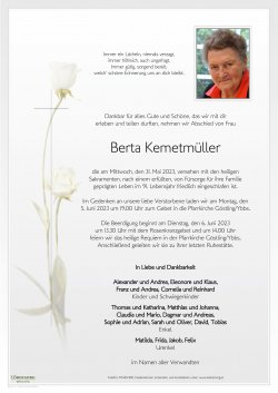 Parte von Berta Kemetmüller