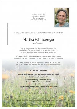 Parte von Martha Fahrnberger